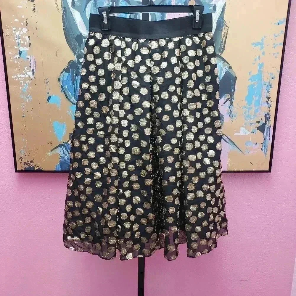 Ronni Nicole Evenings Metallic Dot Tulle Skirt